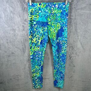 Lilly‎ Pulitzer Leggings Colorful Print Casual Athleisure Pants